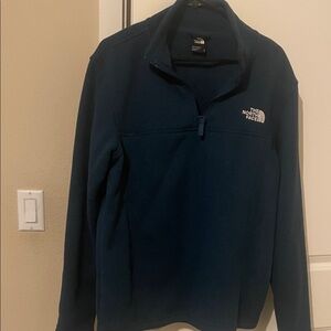 The North Face Men's Quarter-Zip Fleece Jacket - Navy Blue